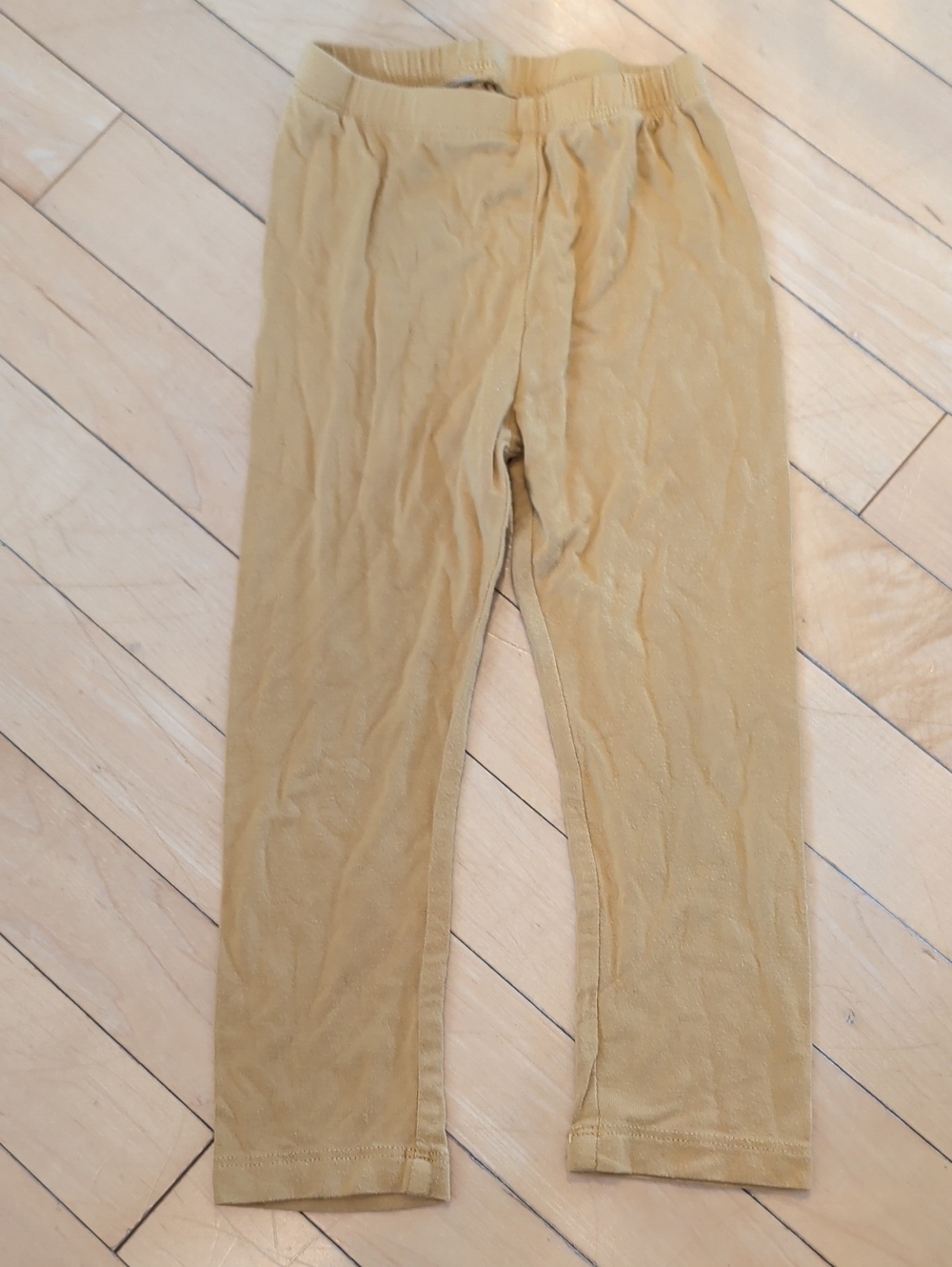 Kyte BABY Mustard Yellow Kids Bamboo Leggings 2T